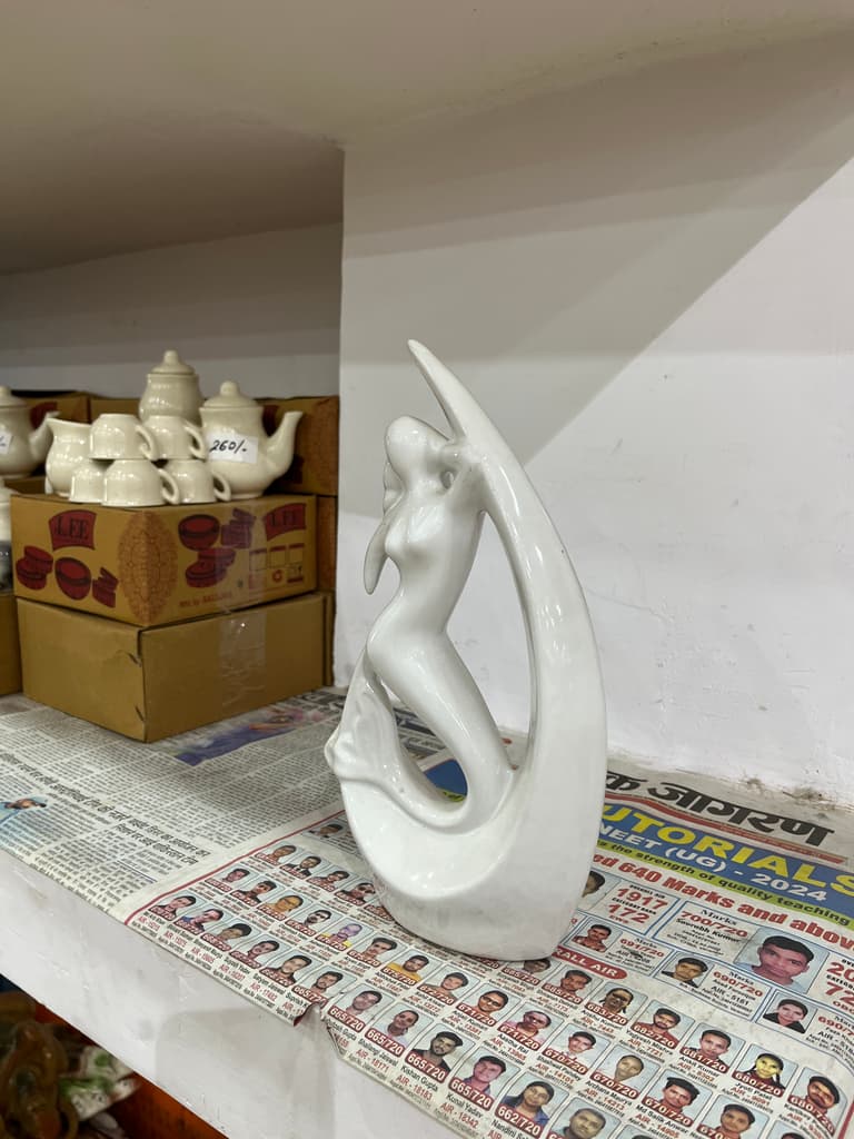 White Sculpture | Art | Porcelain | White