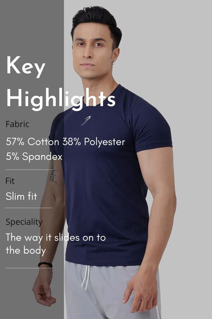 Pulse T-shirt Navy — photo 6