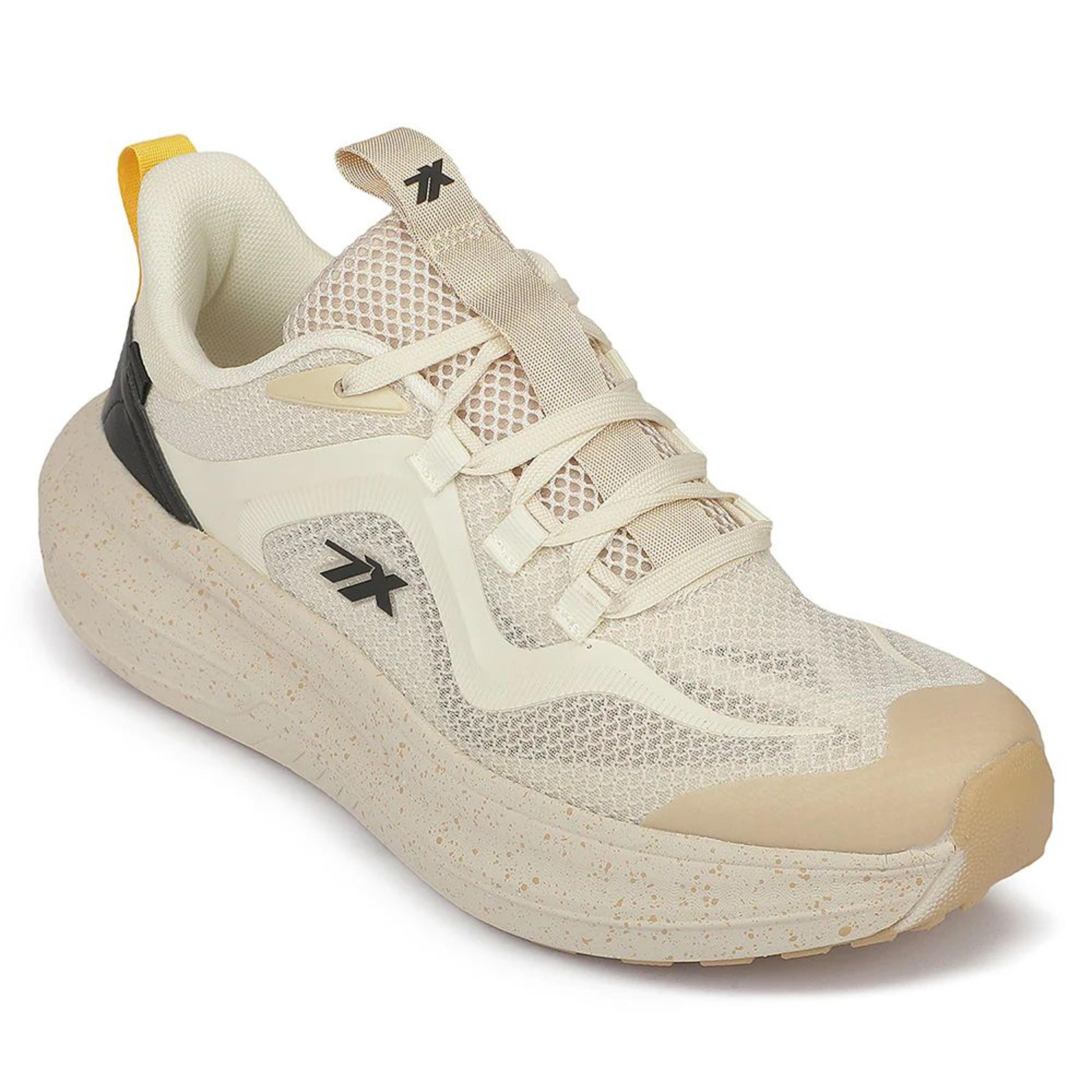 Leap7X ZQ-WFM-07 Beige Sports Non Lacing Walking Shoes for Men by Liberty
