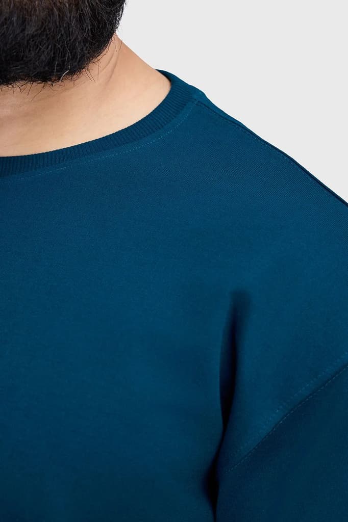 Bold Oversized T-shirt Teal — photo 5