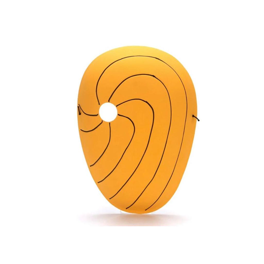 Uchiha Tobi Obito Mask | Anime Cosplay Party Mask — Yellow