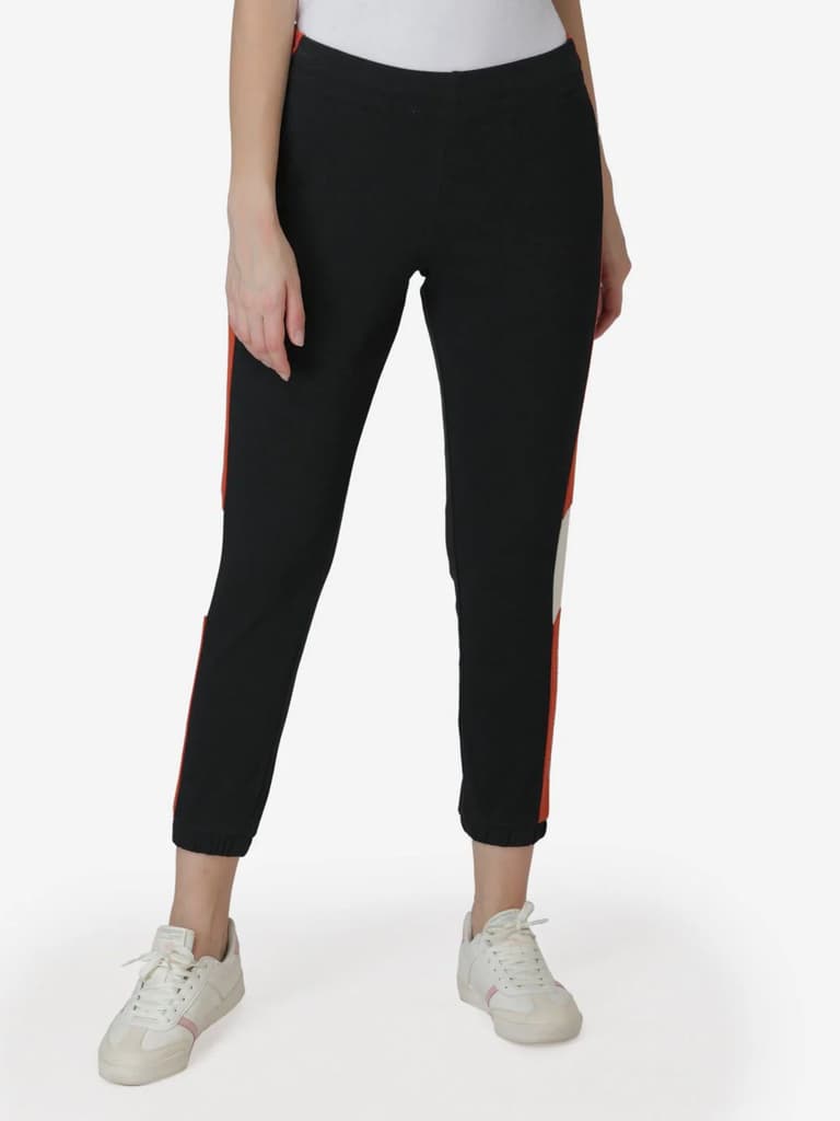 Joggers for Women in Black | Cotton Athleisure Jogger Pants — 26 / Black
