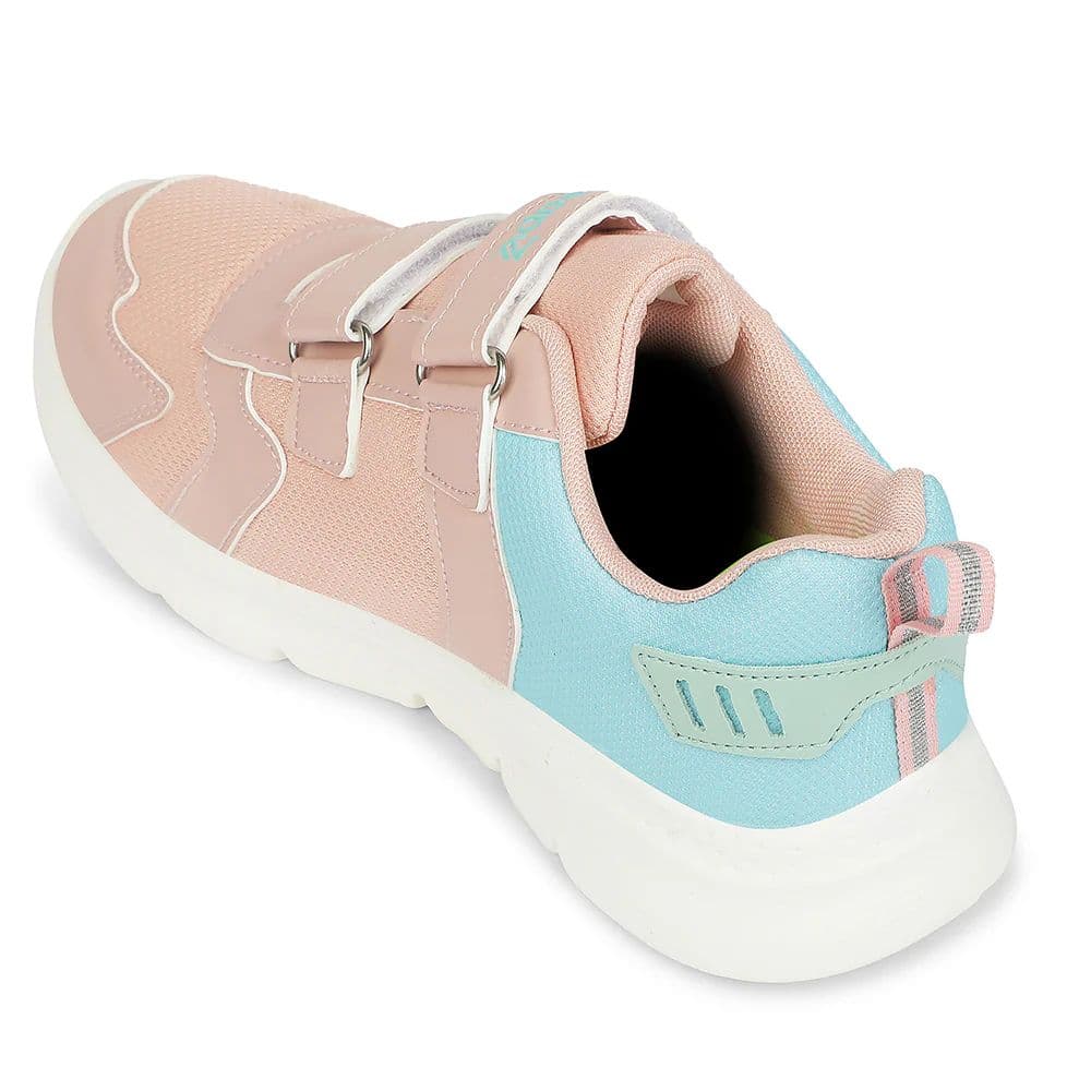 LEAP7X Peach Sports Non Lacing Walking Shoes for Kids PRIMEK-6 by Liberty — photo 4