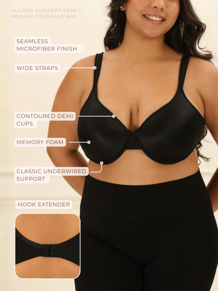 All Day Comfort Demi / Medium Coverage Bra — photo 3