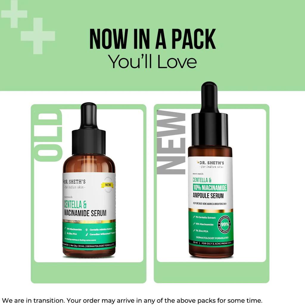 Centella & 10% Niacinamide Ampoule Serum - 30ml