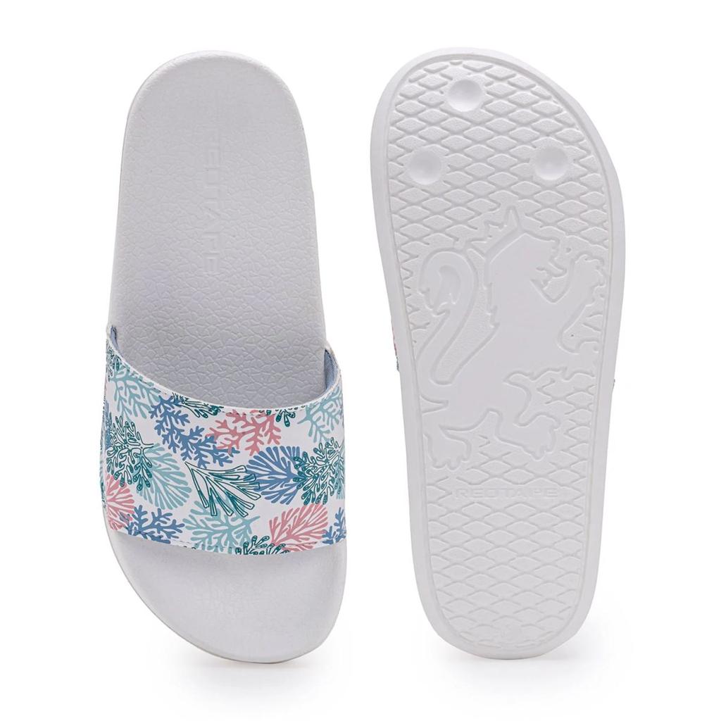 Womens Sliders in White | Casual Pool Sliders — photo 5