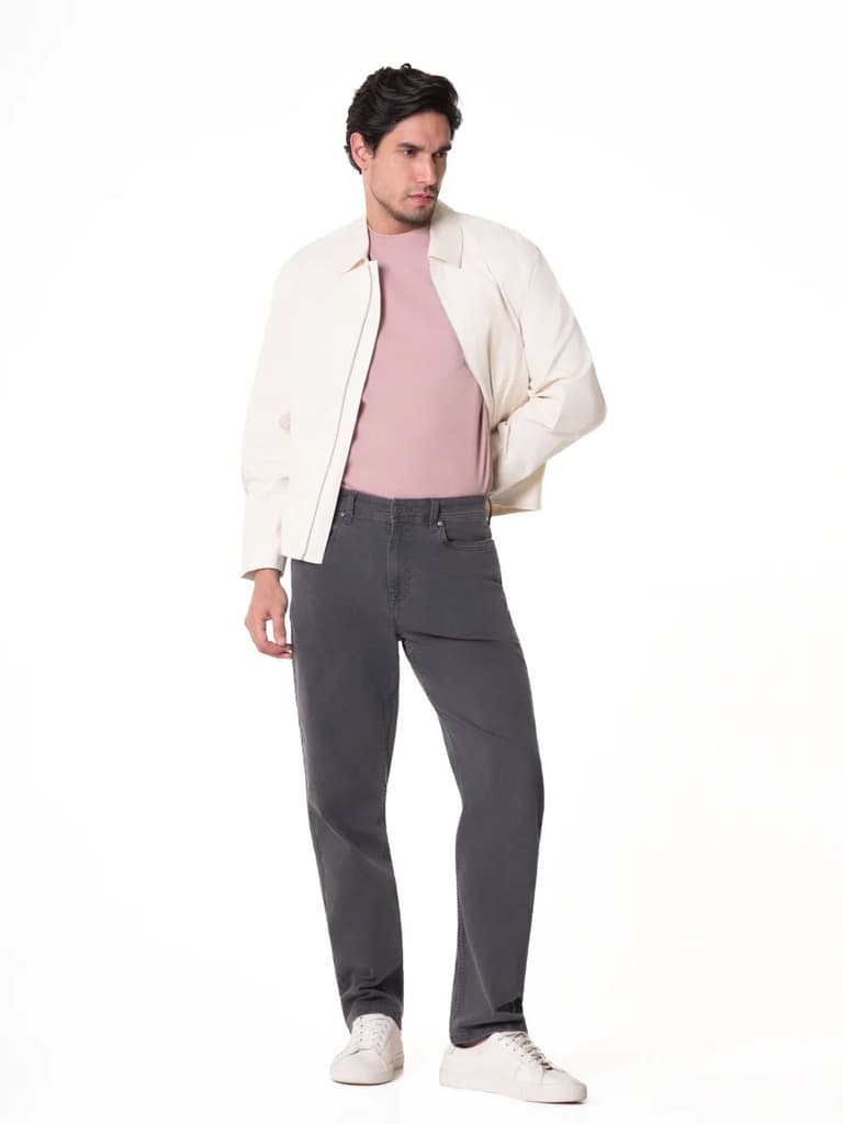 Chrome Grey Relaxed Fit Jeans — photo 8