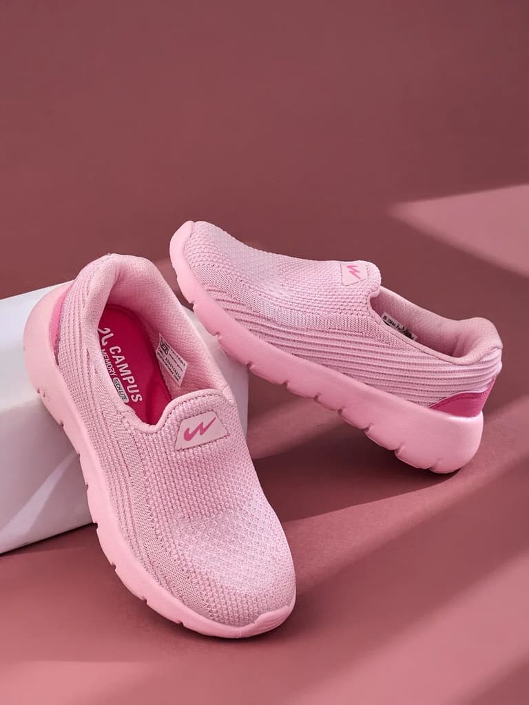 STEEVY KIDS Pink Kids Walking Shoes