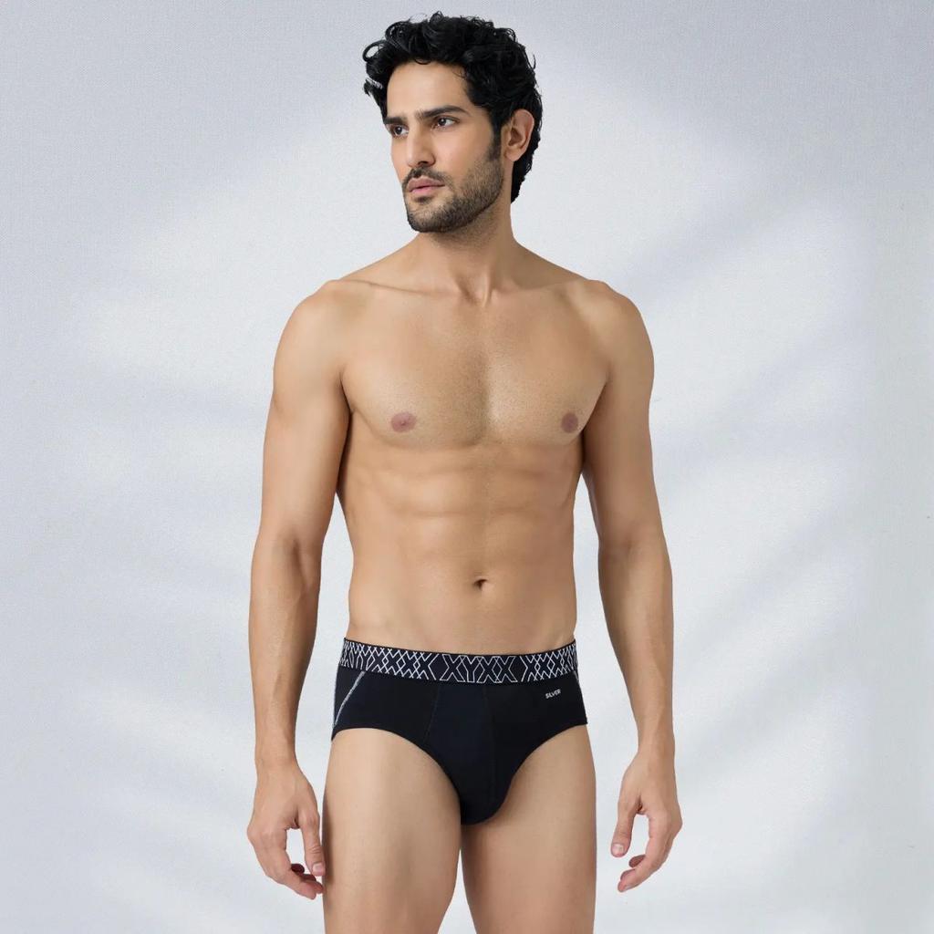 Sprint Cotton Stretch Briefs Black Knight — photo 3