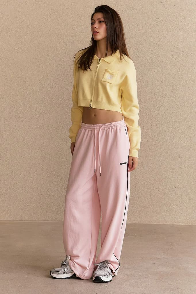 Soft Pink Track Pants — photo 3