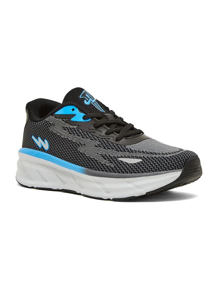 VAIL Black Men's Running Shoes — Black / 6
