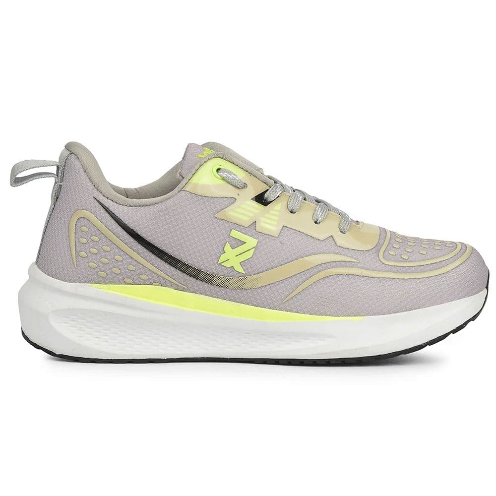 Leap7x Light Grey Sports Lacing Running Shoes For Men GHD-29 By Liberty — photo 2