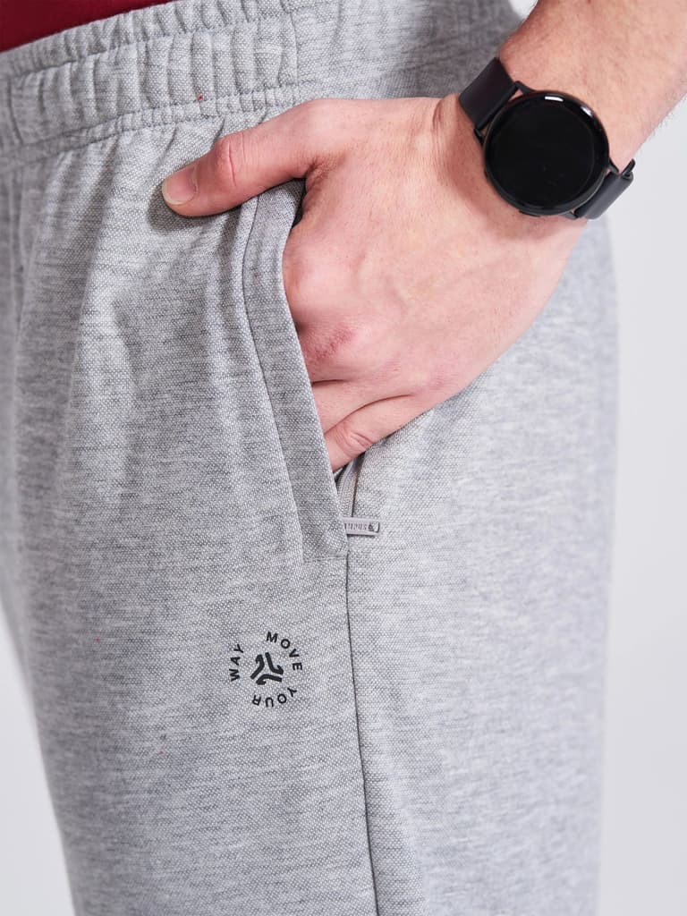 Men's Grey Regular Fit Track Pants — photo 3