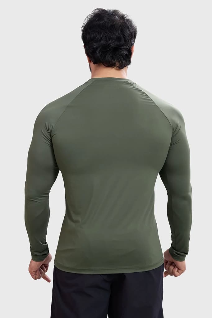 Bare Nylon Fullsleeves T-shirt Olive — photo 7
