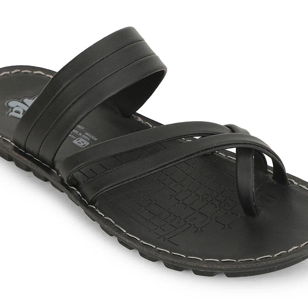 A-HA Black Casual Slipper For Men MPU-52 By Liberty — photo 4
