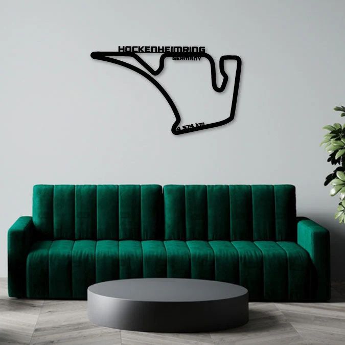 HOCKENHEIMRING METAL WALL ART