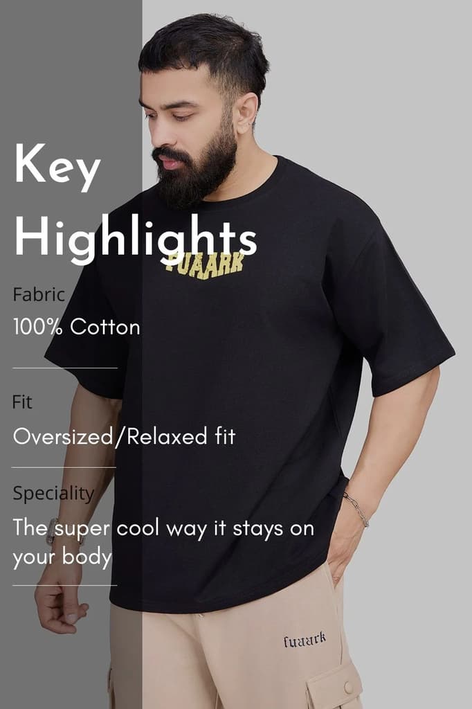 Trendsetter Oversized T-shirt Black — photo 8