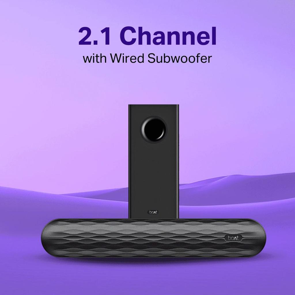 boAt Aavante Lyric | 40W Powerful Sound with 2.1 Channel Audio & Wired Subwoofer