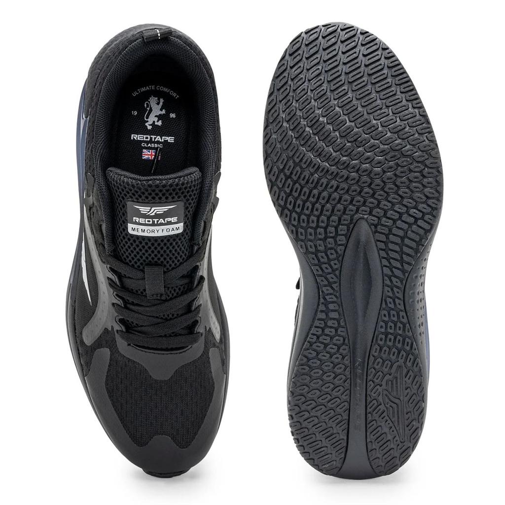 Athleisure Sports Shoes for Men in Black | Low Cut Shoes. — photo 5