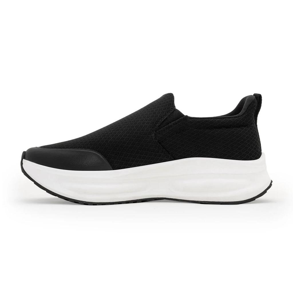 Walking Shoes for Men in Black | Slip-On Casual Shoes — photo 3