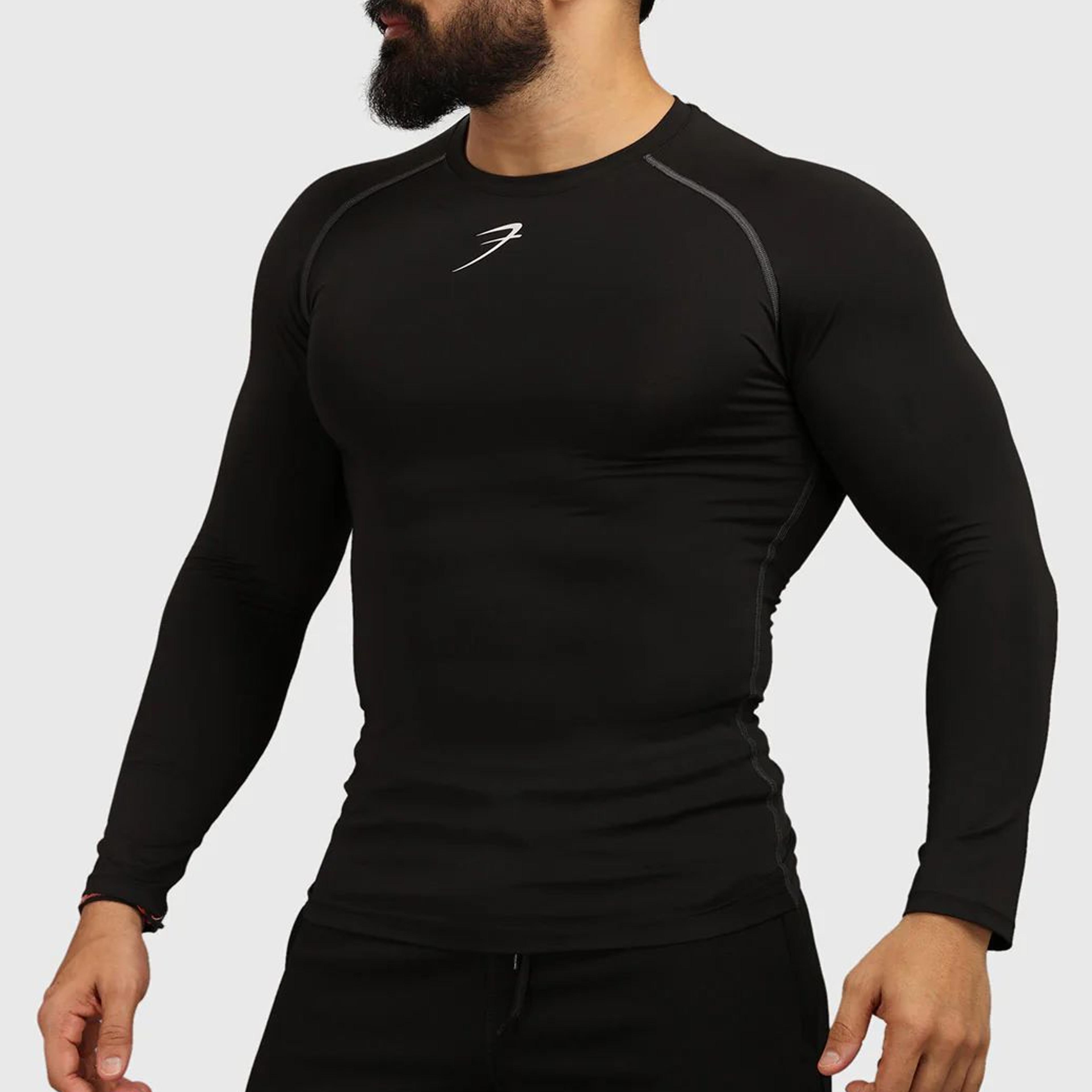 Compression Fullsleeves T-shirt Black