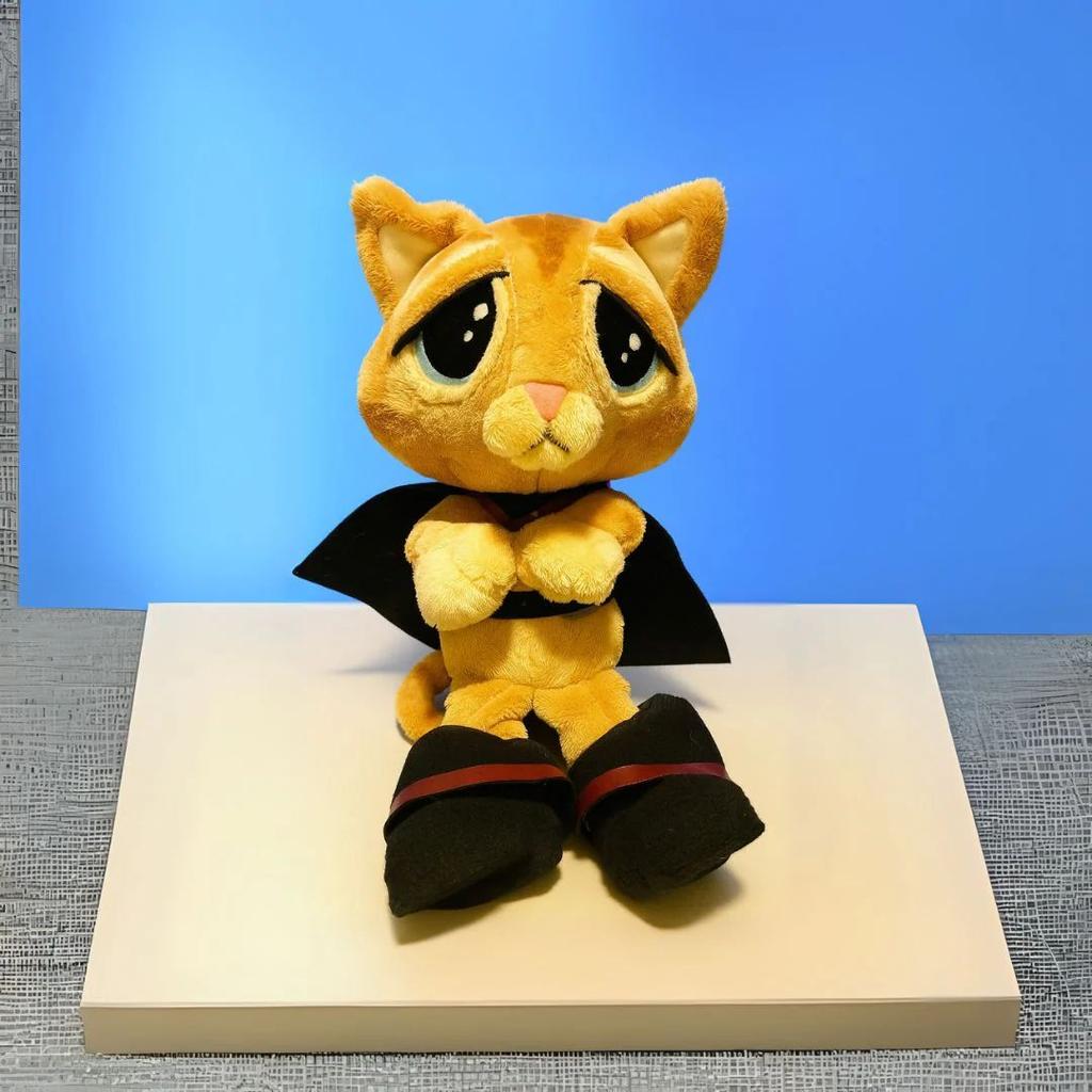 Puss in Boots Plush Toy | Cartoon Cat Soft Toy with Cape n Boots — photo 2