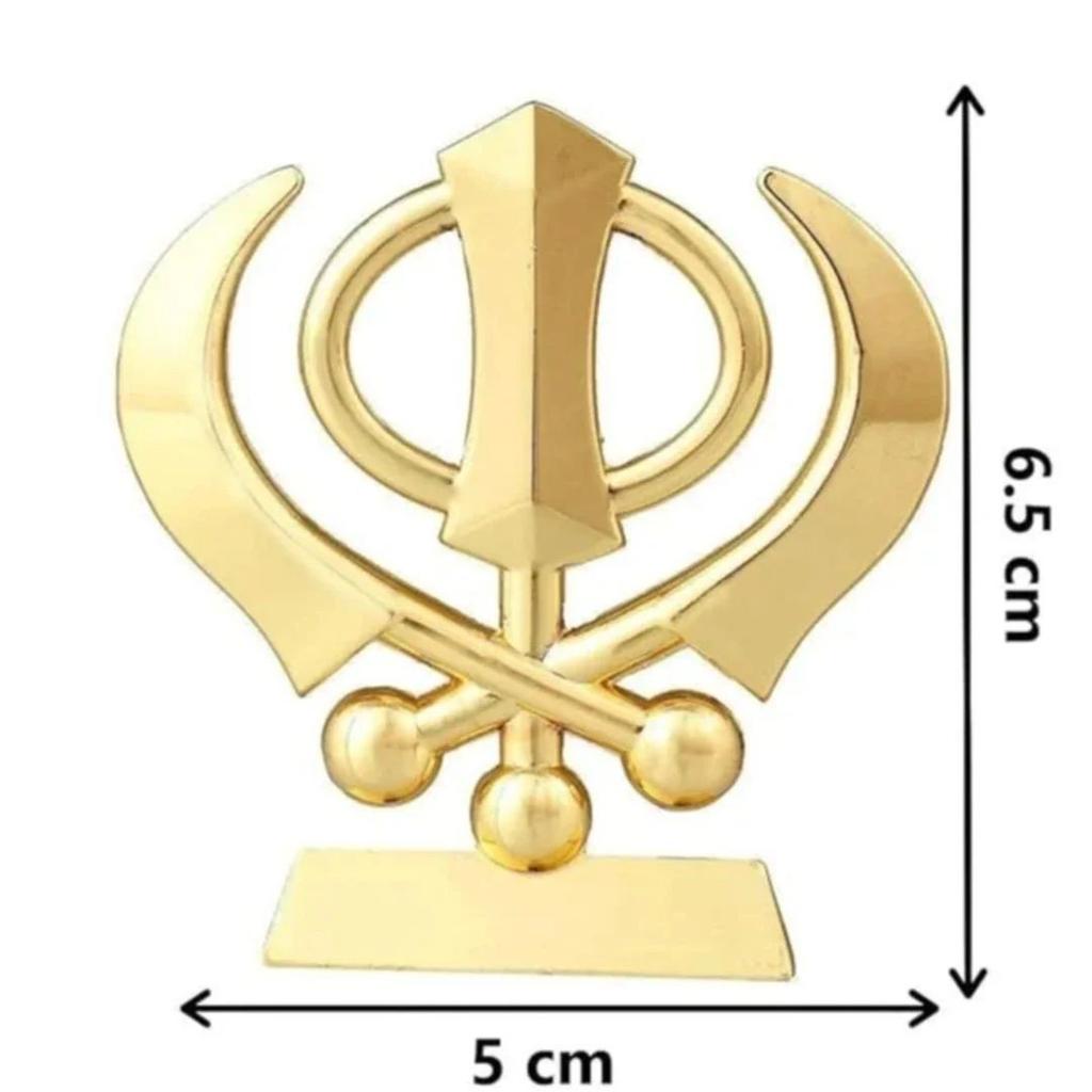 Divine Khanda – Sikh Symbol Dashboard Idol — photo 3