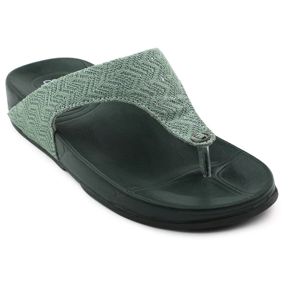 A-HA Green Casual Slipper For Women DIVA-60E By Liberty — 3/36 / Green