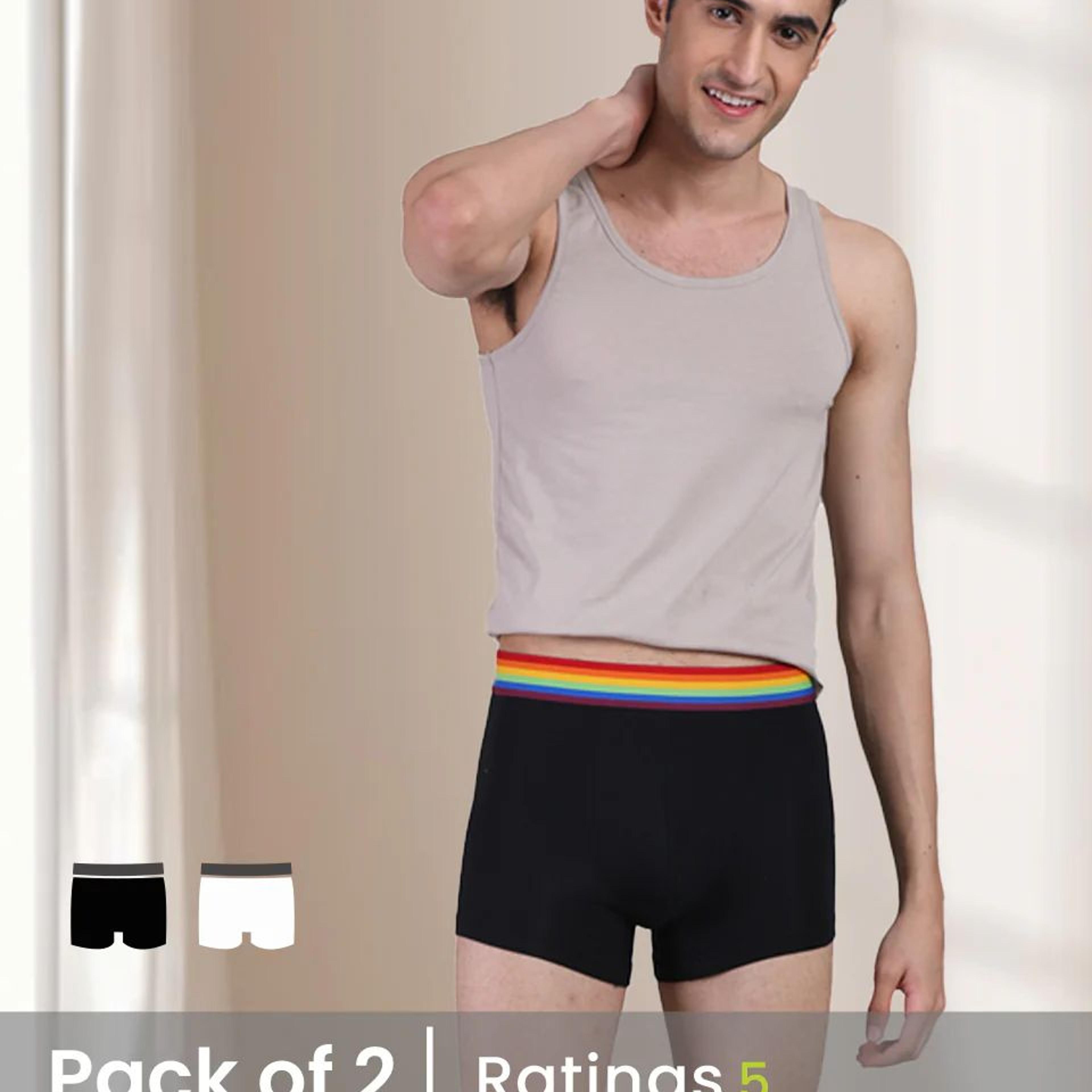 Pride Edition - Men's Anti-Bacterial Micro Modal Trunk (Pack of 2)