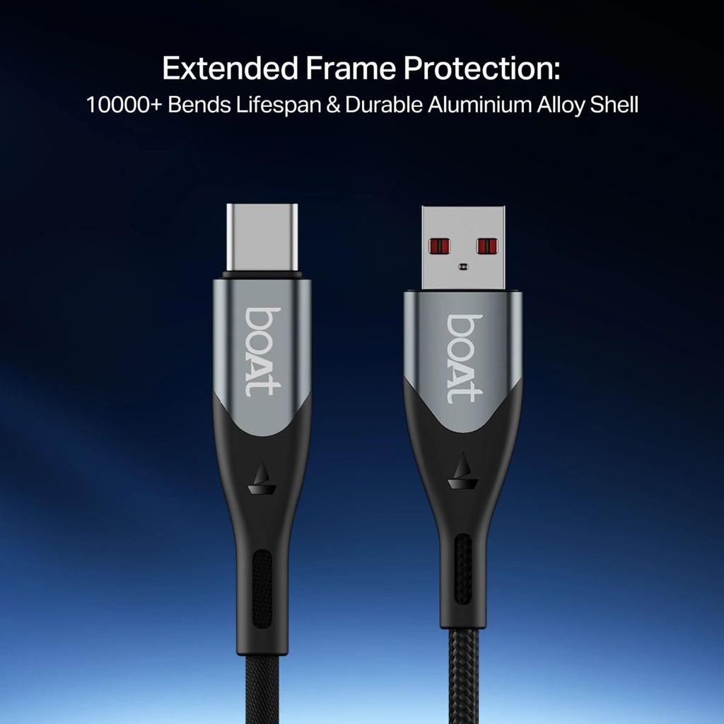 boAt Type A to C 65W Cable | Fast Charging Cable with 65W Output, 480 Mbps Data Sync & Nylon Braided Skin — photo 8