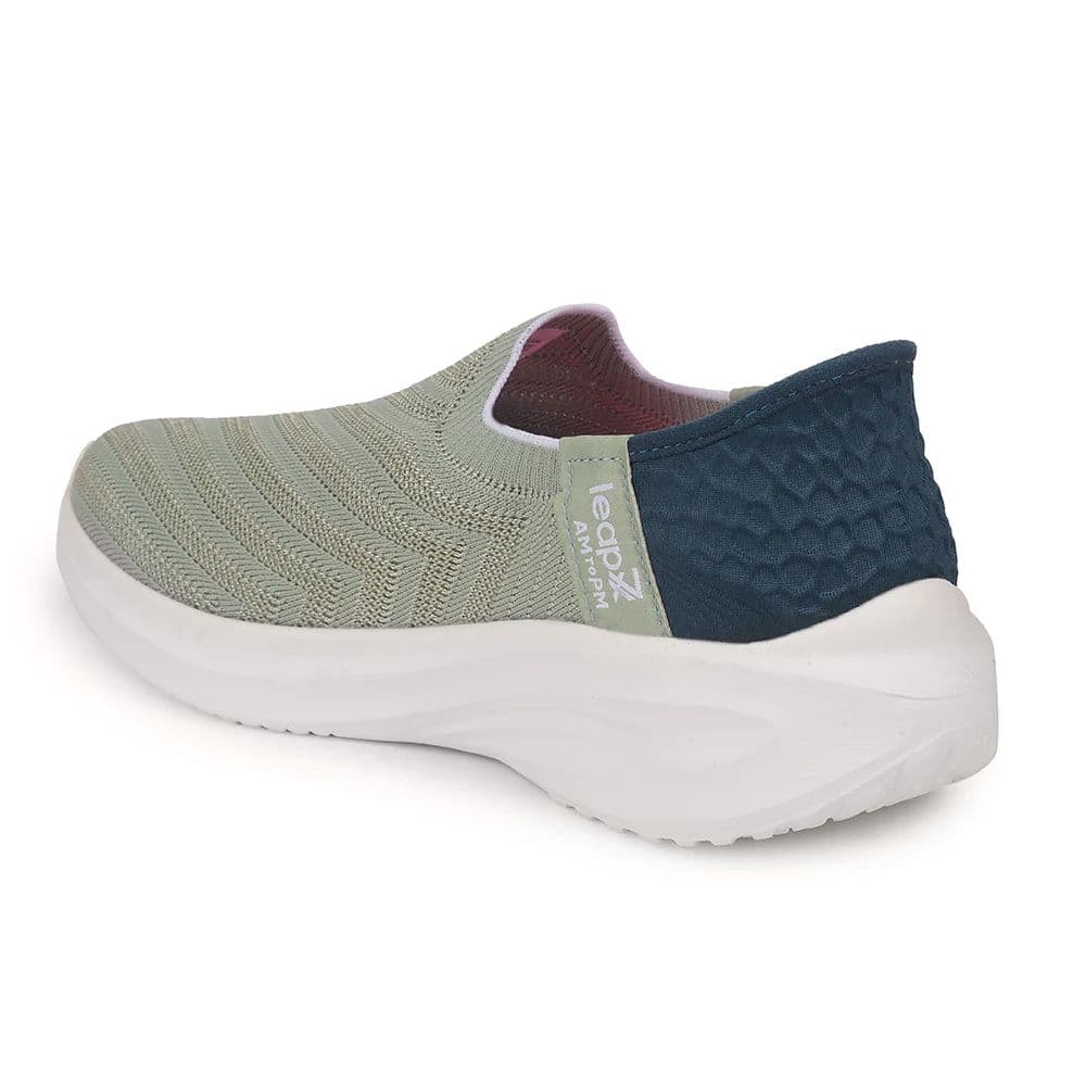 Leap7x Sports Sea Green Walking Shoes For Women EAZY-W6 By Liberty — photo 6