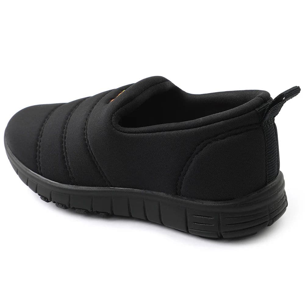 Lucy & Luke Black Sports Non Lacing Walking Shoes For Kids 2123-34 By Liberty — photo 6
