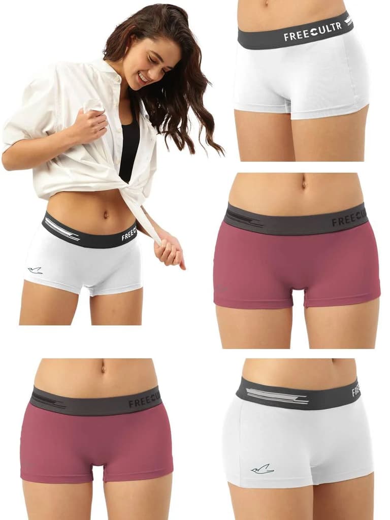 Women's Micro Modal Boy Shorts (Pack of 5) — photo 14