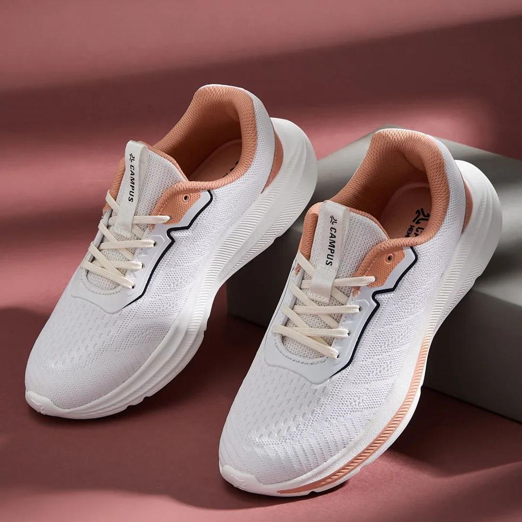 SPREE Off White Women's Running Shoes