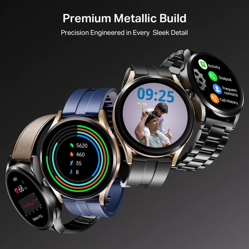 boAt Chrome Horizon | Smartwatch with 1.51" AMOLED Display, Premium Metal Built, VO2 Max, Video Watch Face, Functional Crown — photo 6