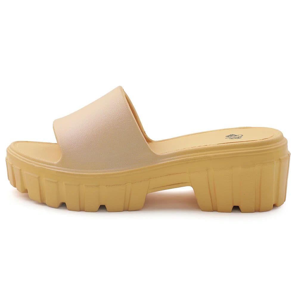 A-HA Yellow Casual Sandal For Women LB46-01E By Liberty — photo 3