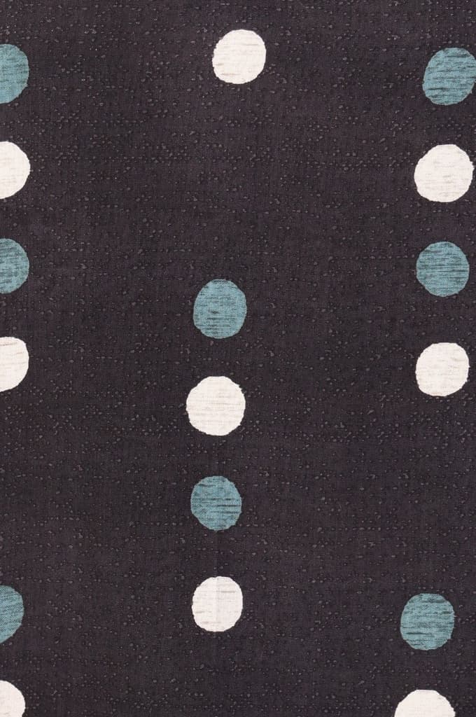 Black Polka Dots Straight Kurta — photo 3
