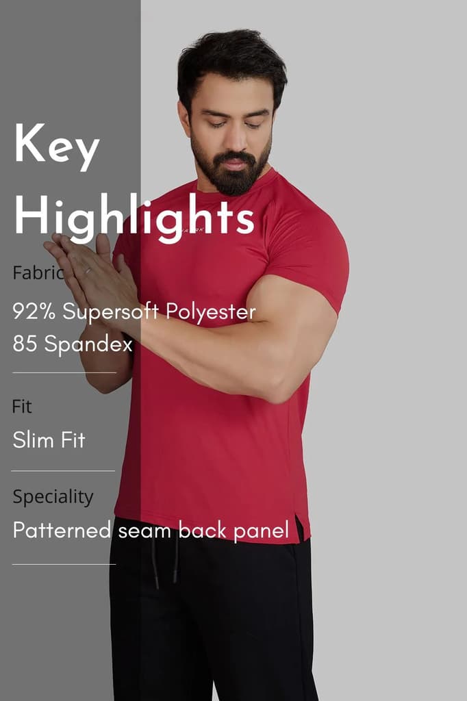 Sleek T-Shirt Red — photo 7