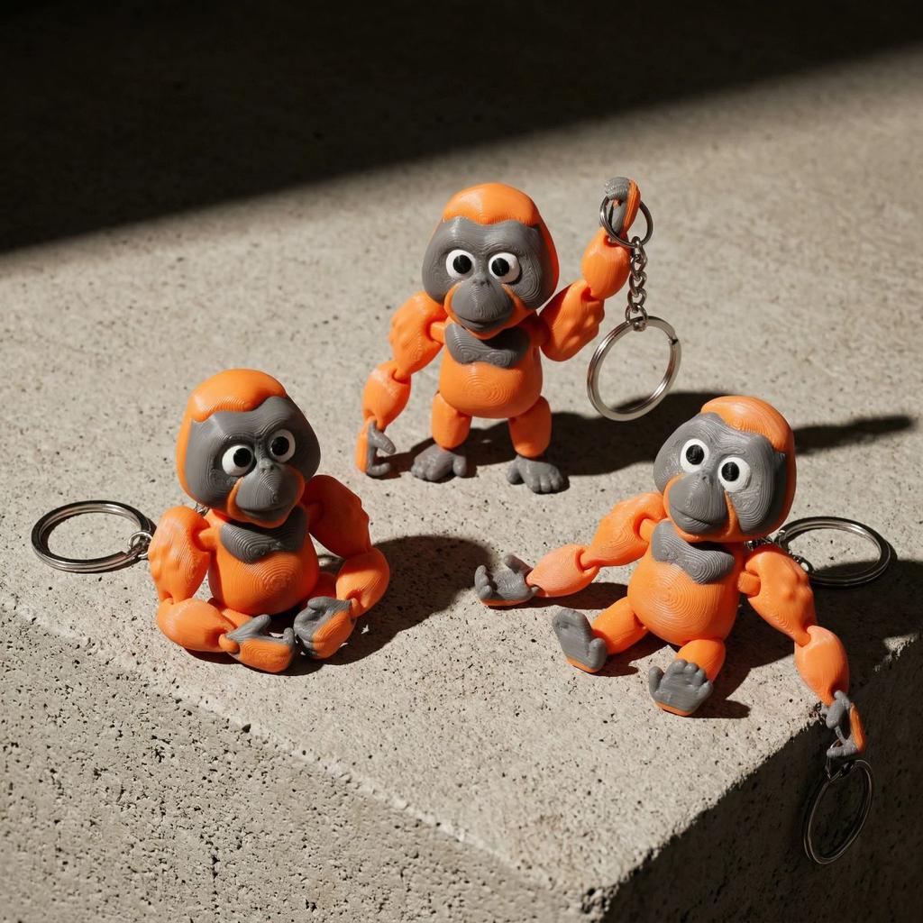 Orangutan Keyring