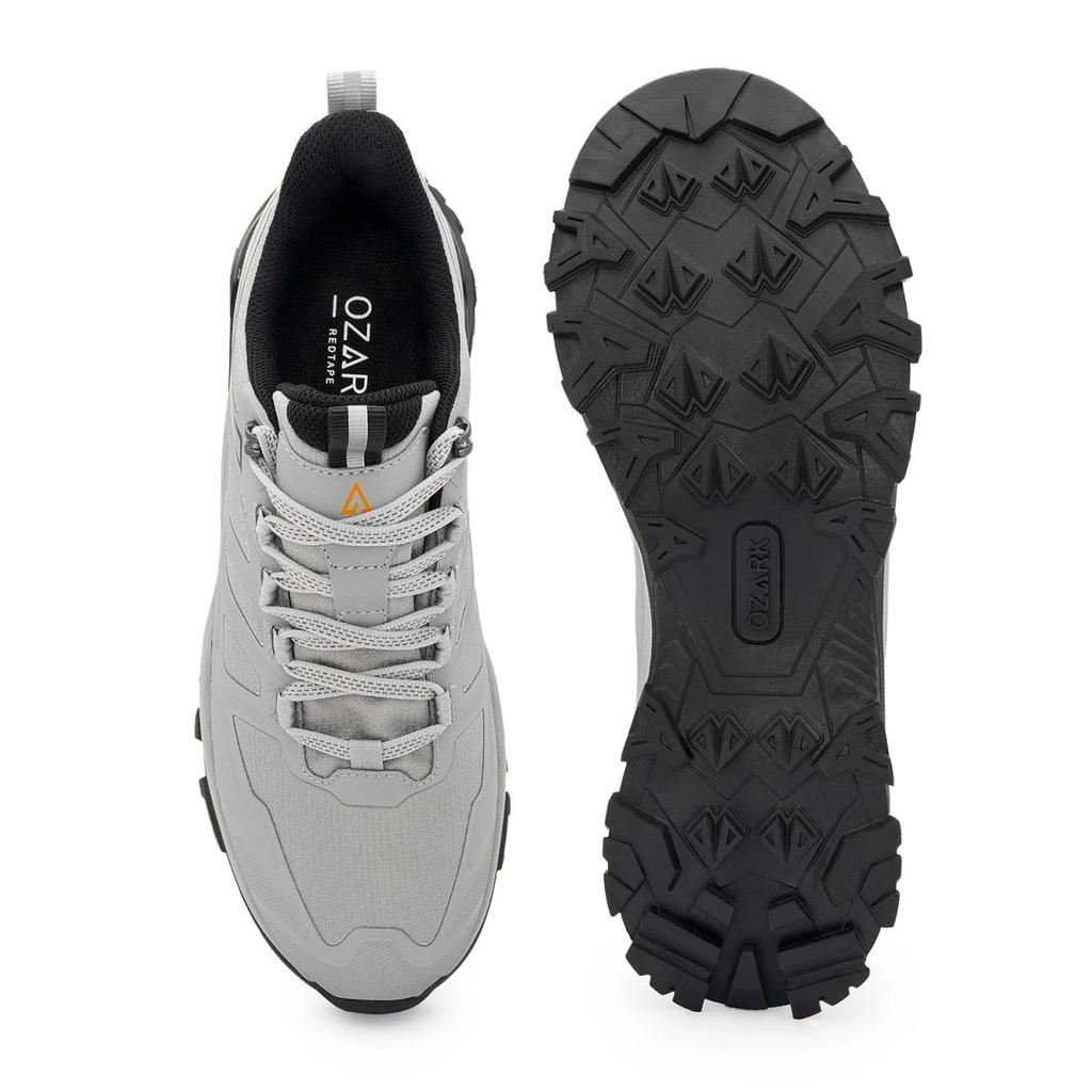 Light Grey Hiking Shoes for Men | Low-Cut Outdoor — photo 5