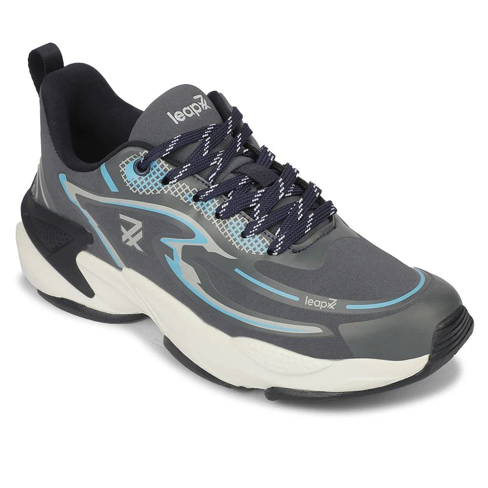 LEAP7X GLADIATOR Navy Blue Sports Running Shoes for Men By Liberty — 6/40 / Navy Blue