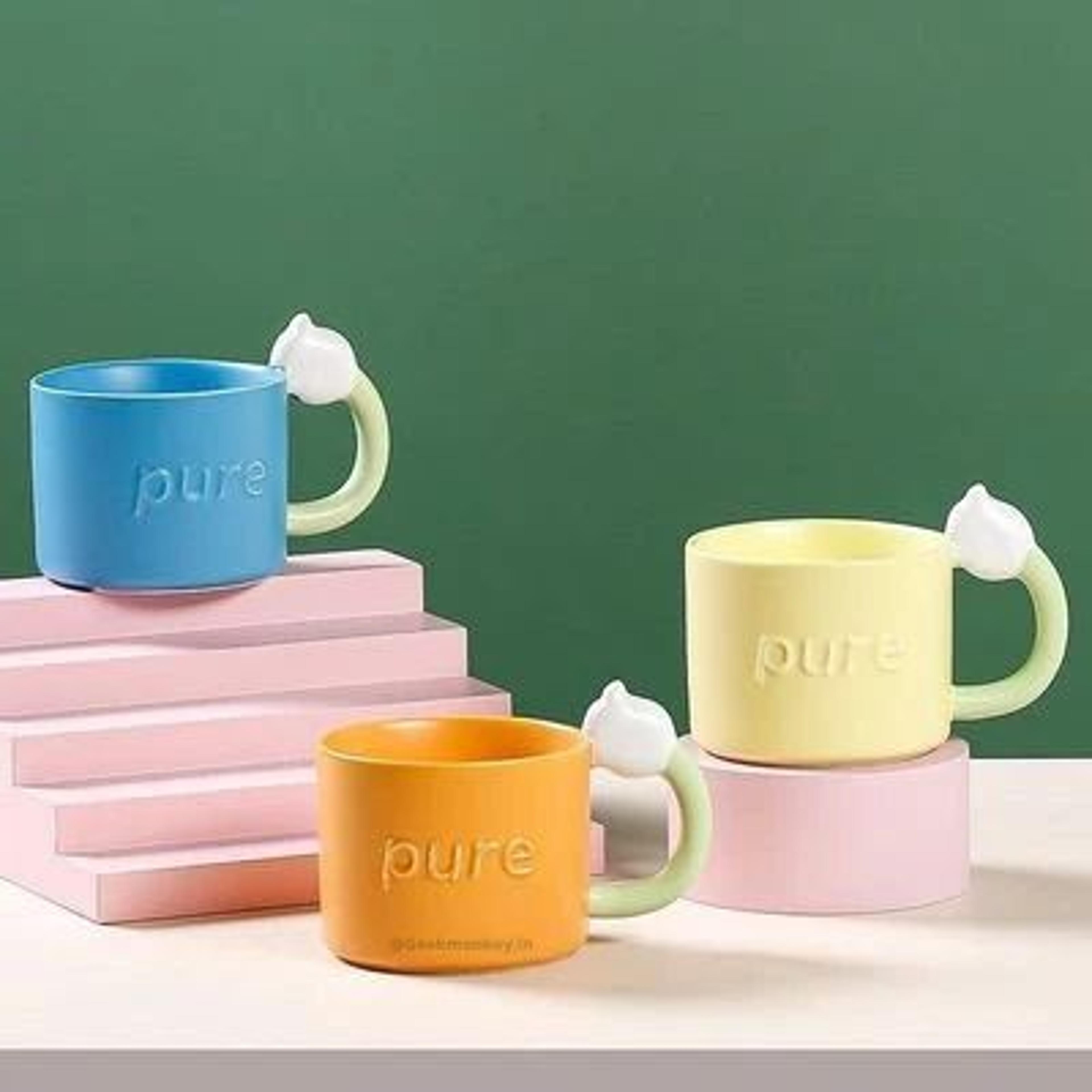 Pretty Pastel Tulip Mug