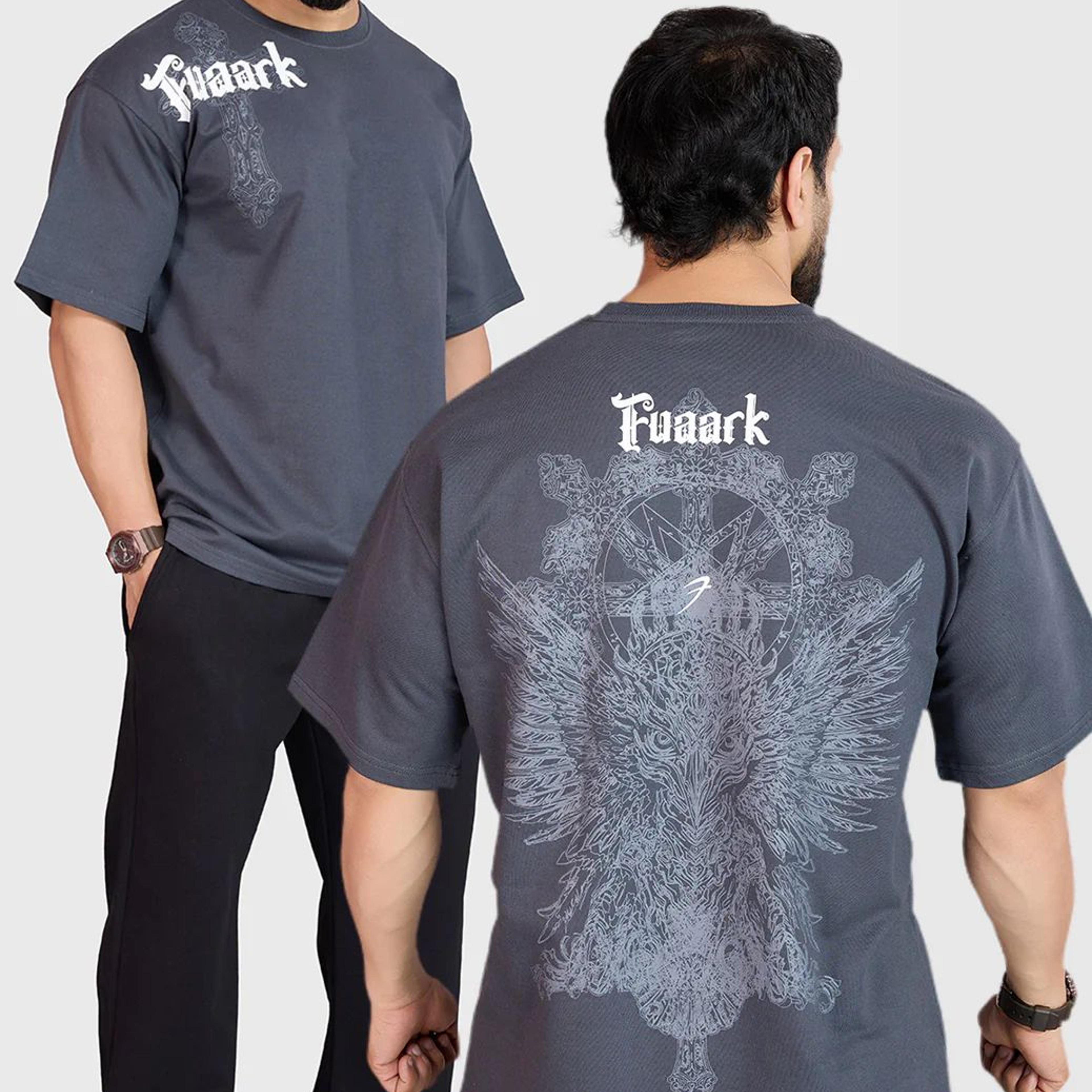 Eagle Oversized T-shirt Dark Grey