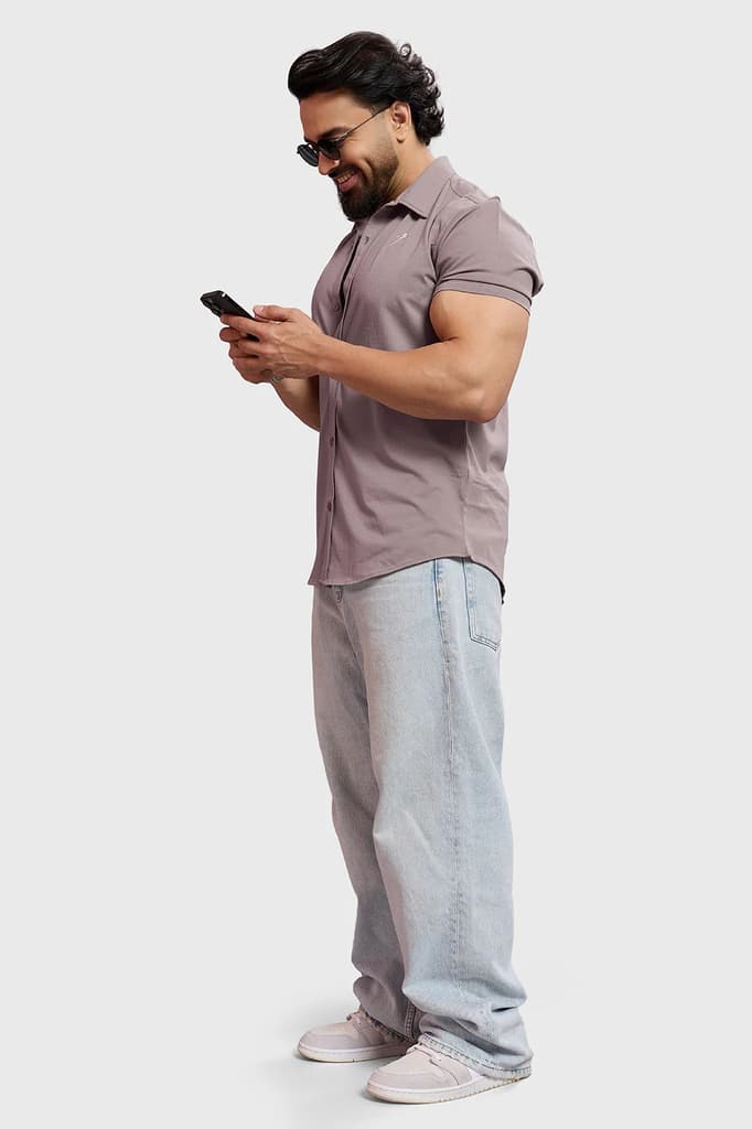 Aero Shirt Pastel Brown — photo 3