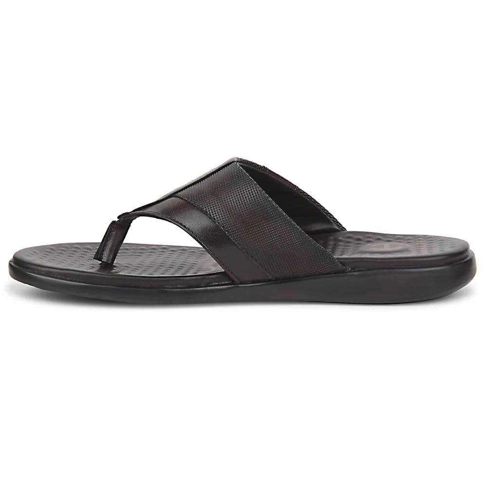 Healers Brown Casual Slipper For Men SOFTER-2 By Liberty — photo 3