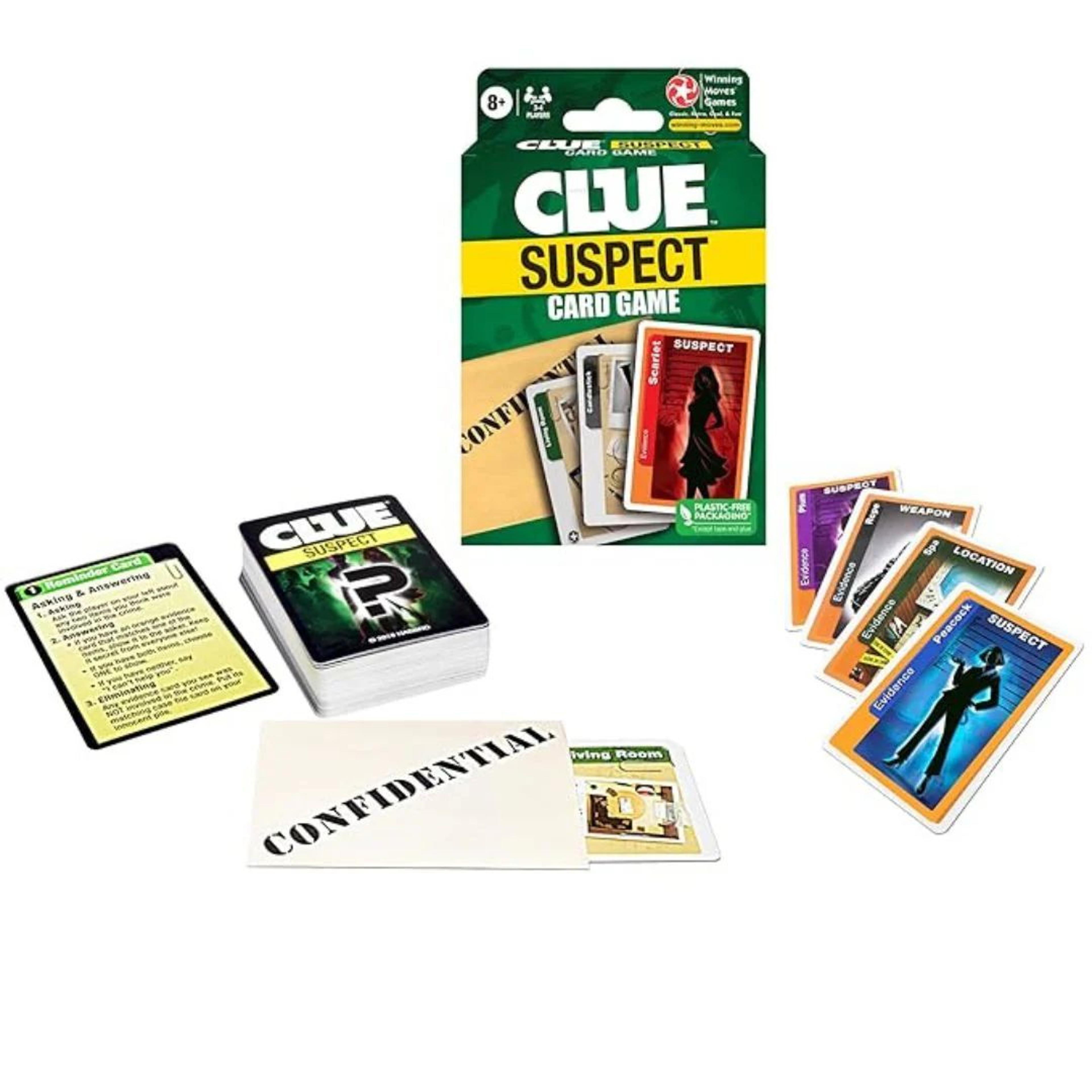 Cluedo Suspect Card Game – Crack the Case in Minutes!