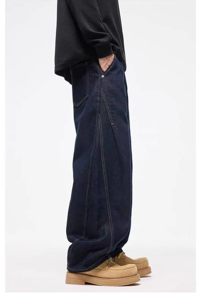 After Dark Indigo Barrel Jeans — photo 3