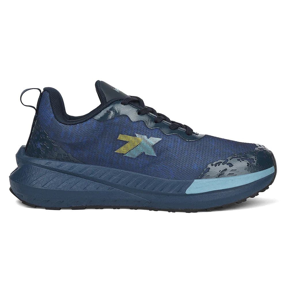 Leap7x Navy Blue Sports Lacing Running Shoes For Men XLM-07 By Liberty — photo 2