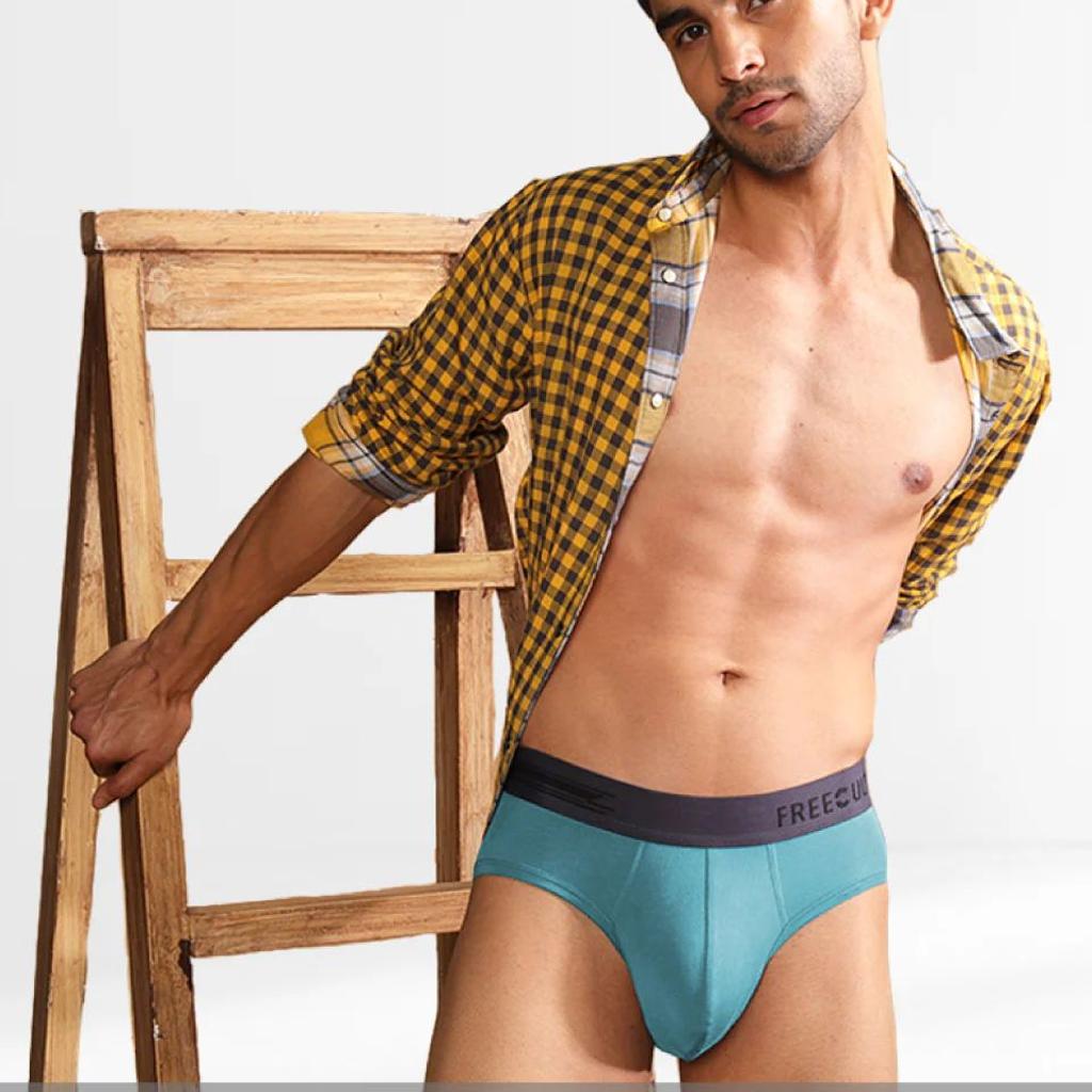 Men's Anti-Bacterial Micro Modal Brief in Contrast Waistband (Pack of 1)