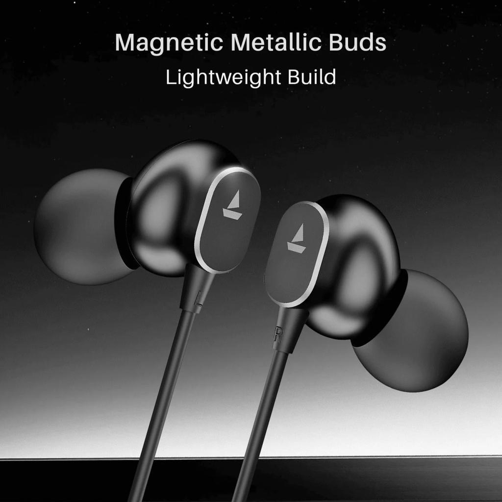 Bassheads 90C | Wired Earphones with 10mm Drivers, Magnetic Metallic Buds, In-Line Mic & Lightweight Design — photo 2